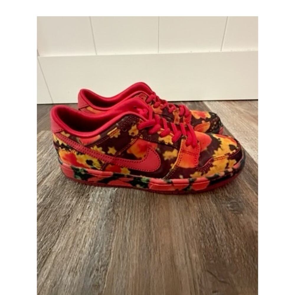 Nike FZ1236-600 The Wizard of Oz SB Dunk Low Poppy Field red youth Sz 2.5 EUC